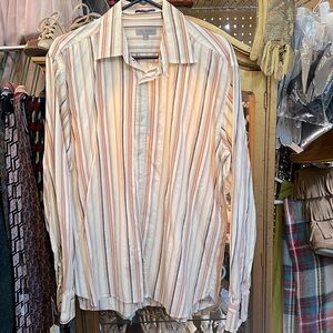 Men’s Ted Baker London Sz 6 Striped Shirt